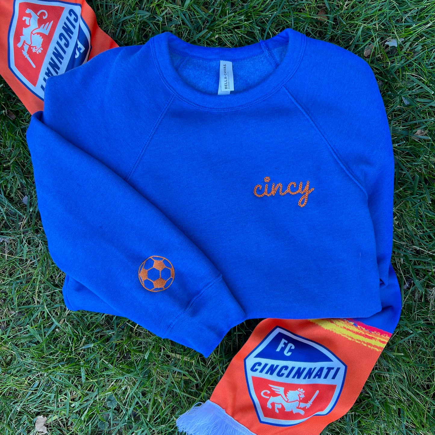 FC Cincy Embroidered Futbol Sweatshirt