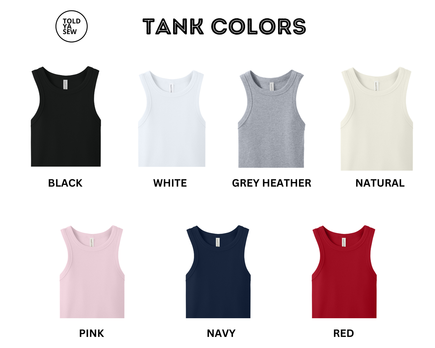 Custom Chainstitch Embroidered Fitted Racer Tank Shirt
