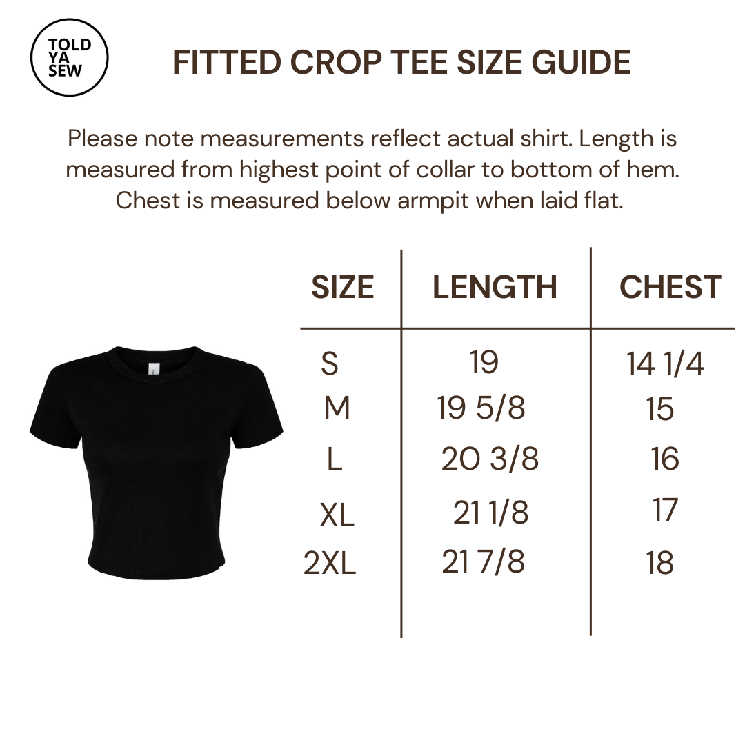 Cincy Baseball Embroidered Fitted Cropped T-Shirt