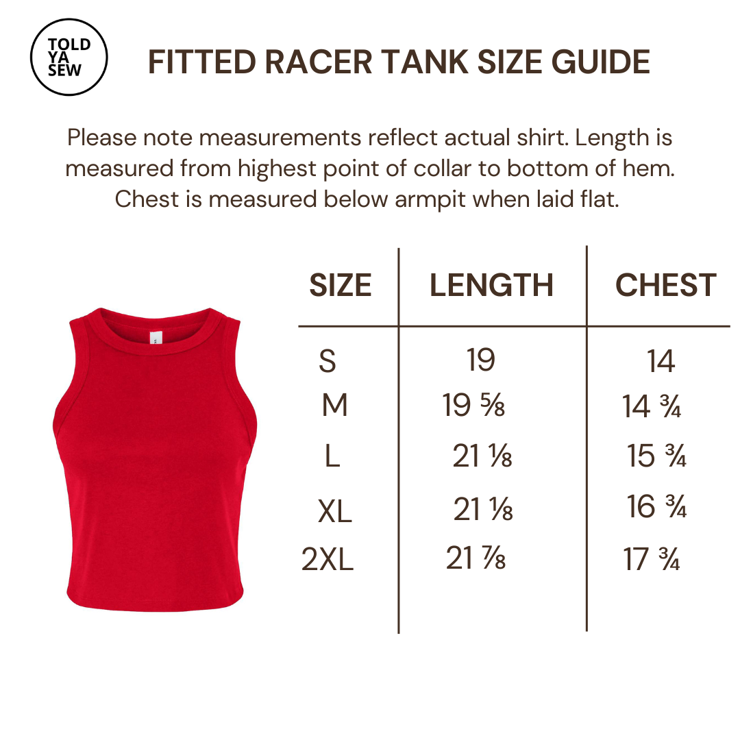 "I Love Cincy" Embroidered Fitted Tank Top Shirt