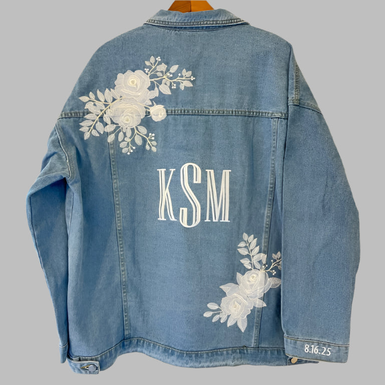 Custom Embroidered Denim Jacket - Design Deposit