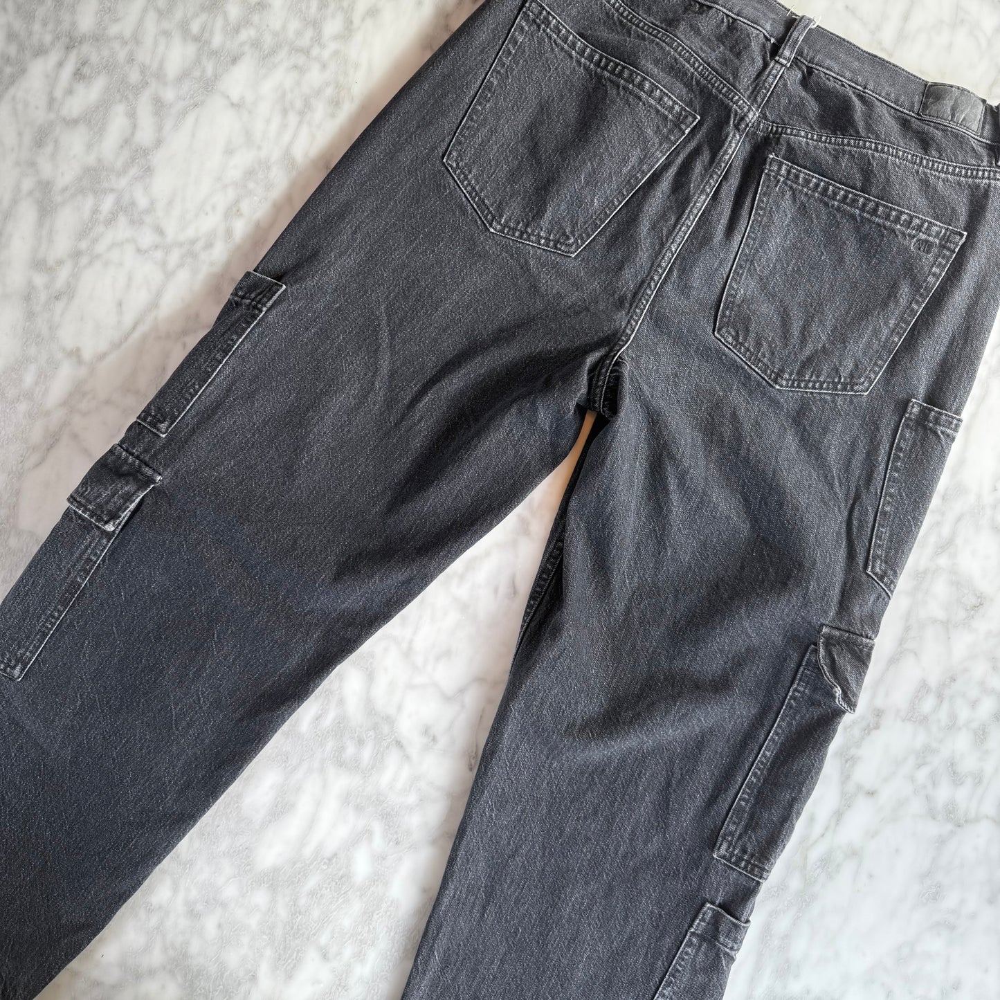 Cincinnati Bengals Upcycled Women's Cargo Jeans - Size 10