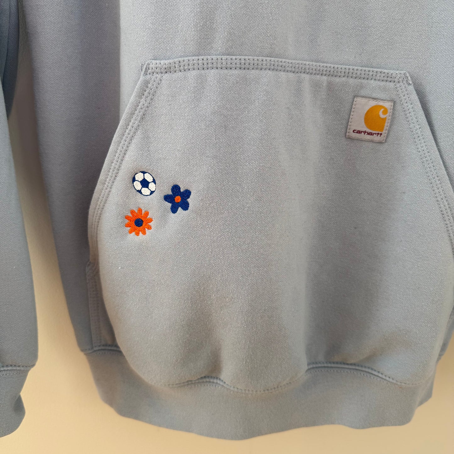 FC Cincy Soccer Embroidered Upcycled Carhartt Hoodie