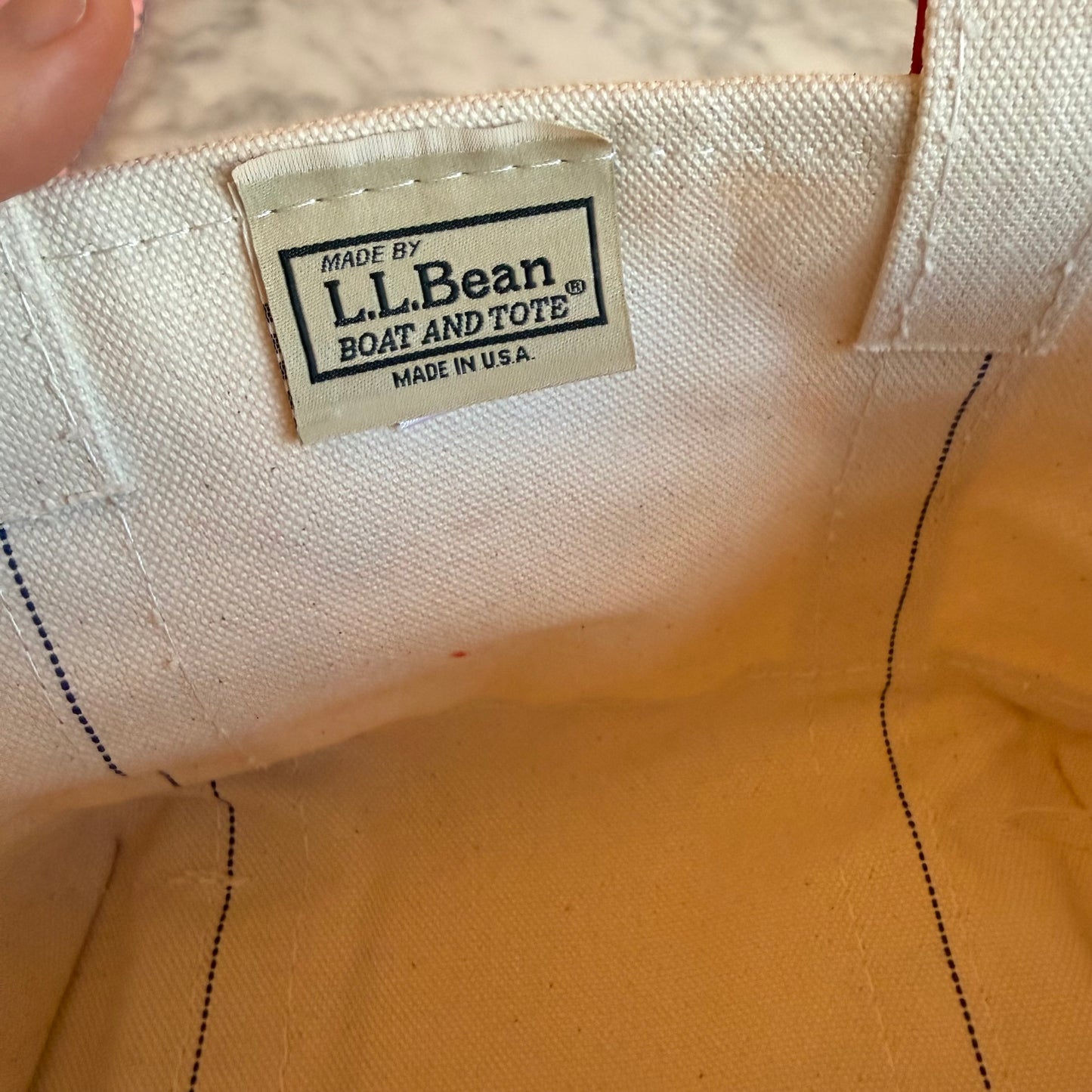 Cincinnati Baseball Embroidered Upcycled L.L. Bean Mini Boat and Tote