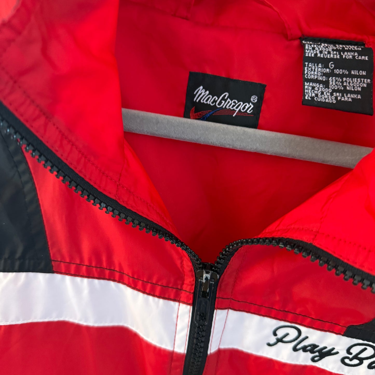 Cincinnati Embroidered Vintage 90s Upcycled Windbreaker