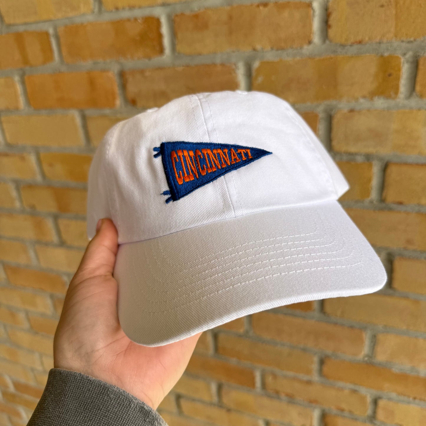 FC Cincinnati Pennant Embroidered Baseball Cap Hat