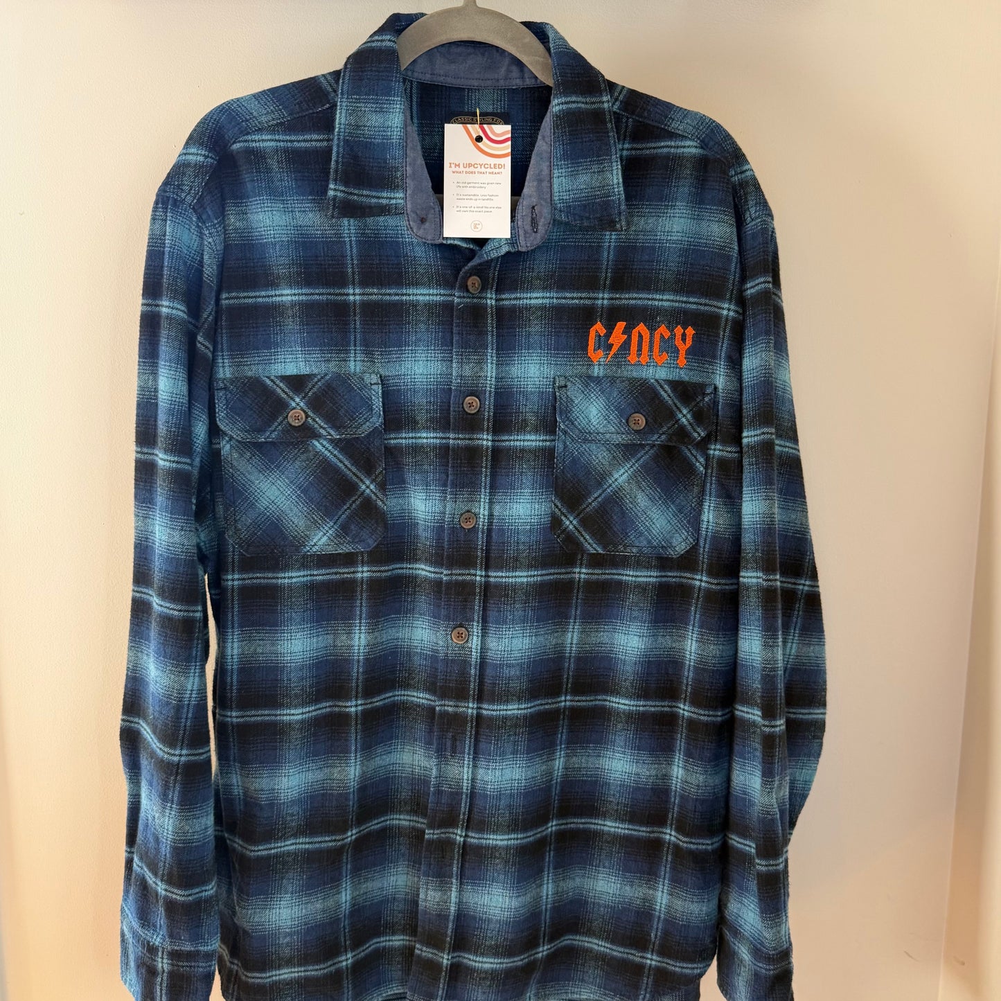 FC Cincy Soccer Rocks Upcycled Heavy Flannel