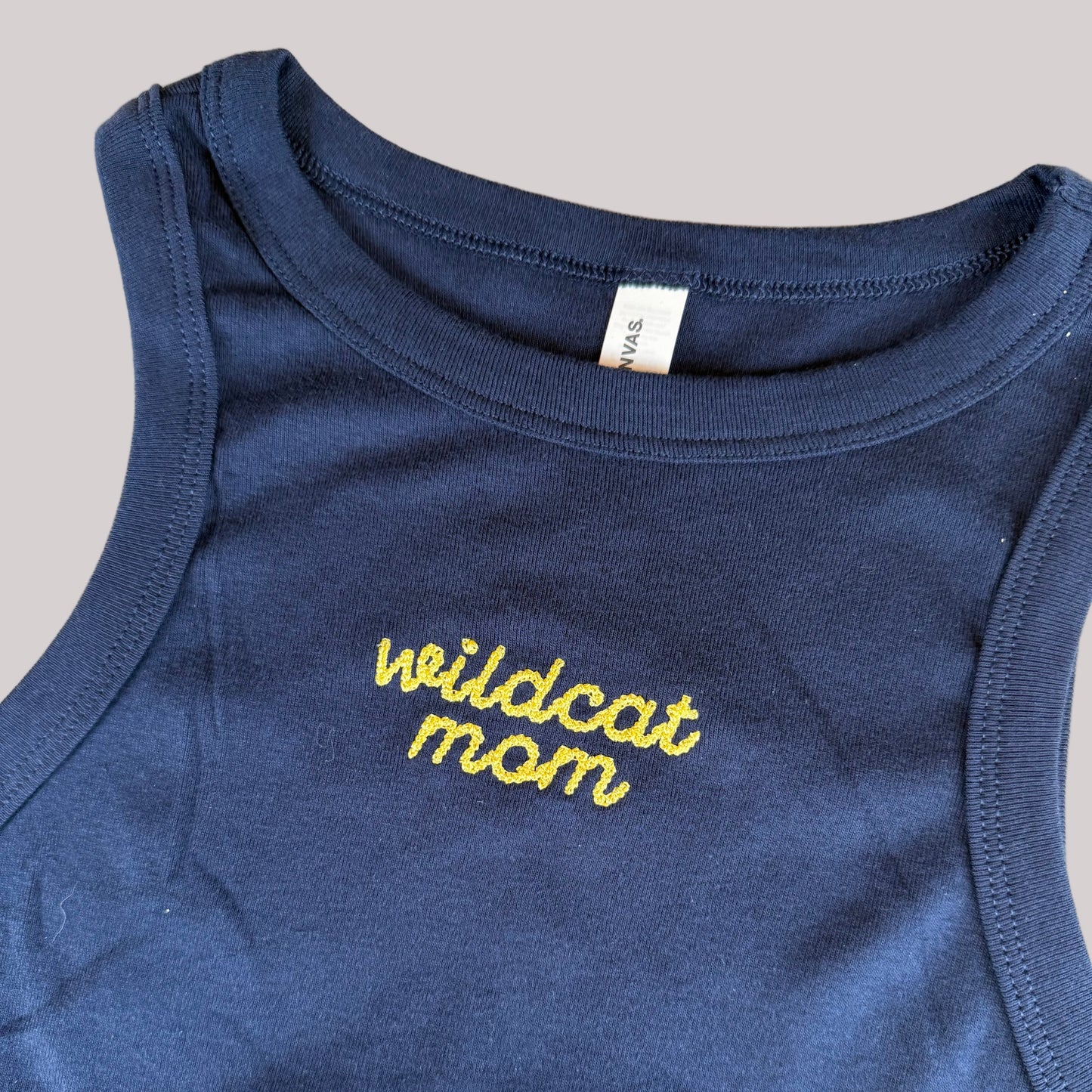 Custom Chainstitch Embroidered Fitted Racer Tank Shirt