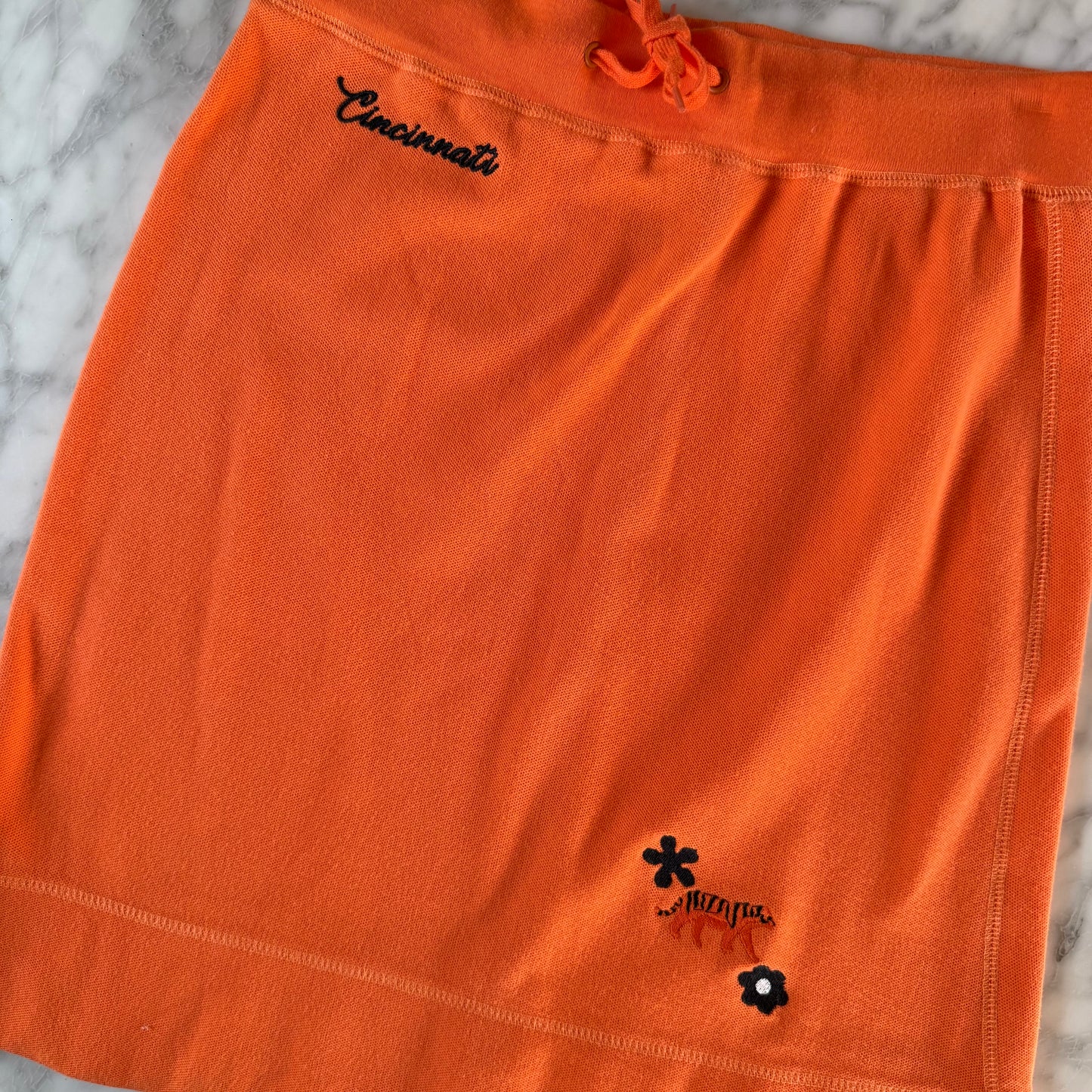 Bengals Babe Upcycled Causal Cotton Skirt