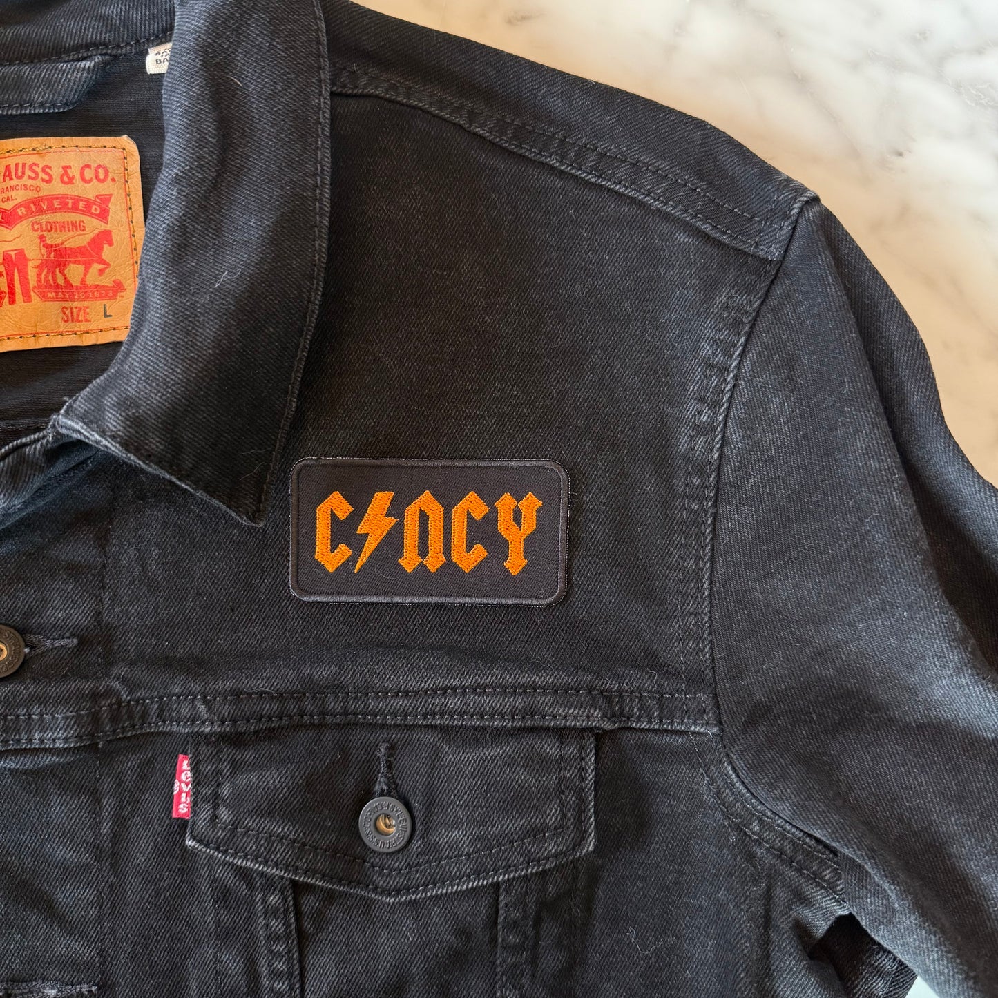 CINCY Embroidered Iron-on Patch