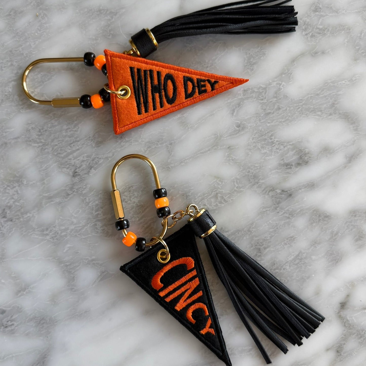 Cincy Football | Cincinnati Bengals Pennant Bag Charm