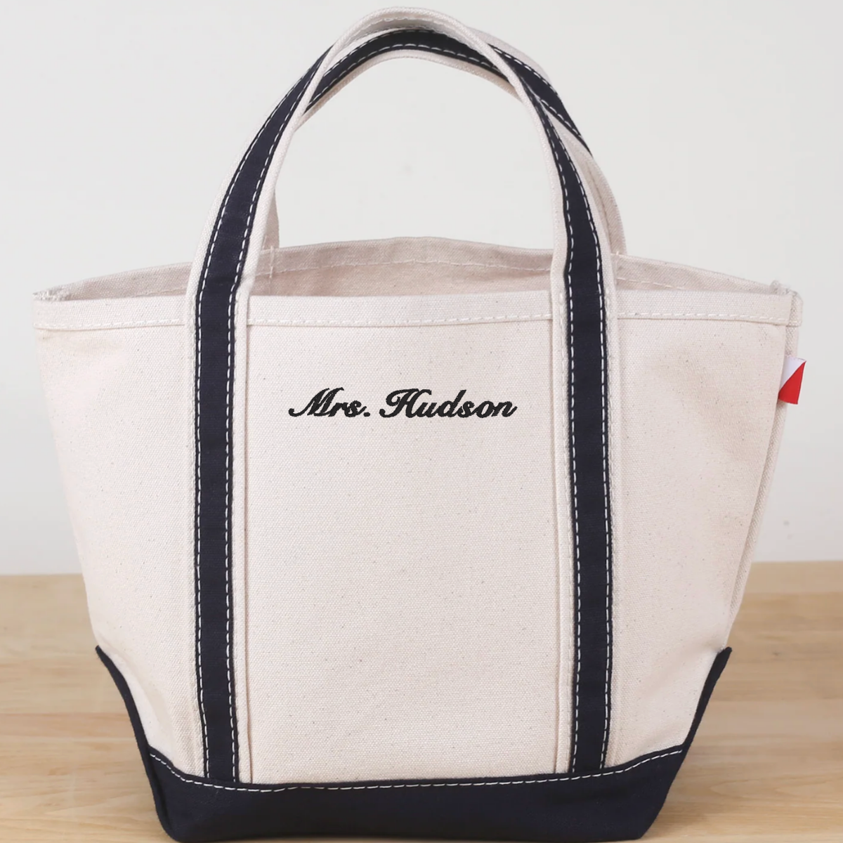 Custom Embroidered Mini Premium Canvas Tote Bag