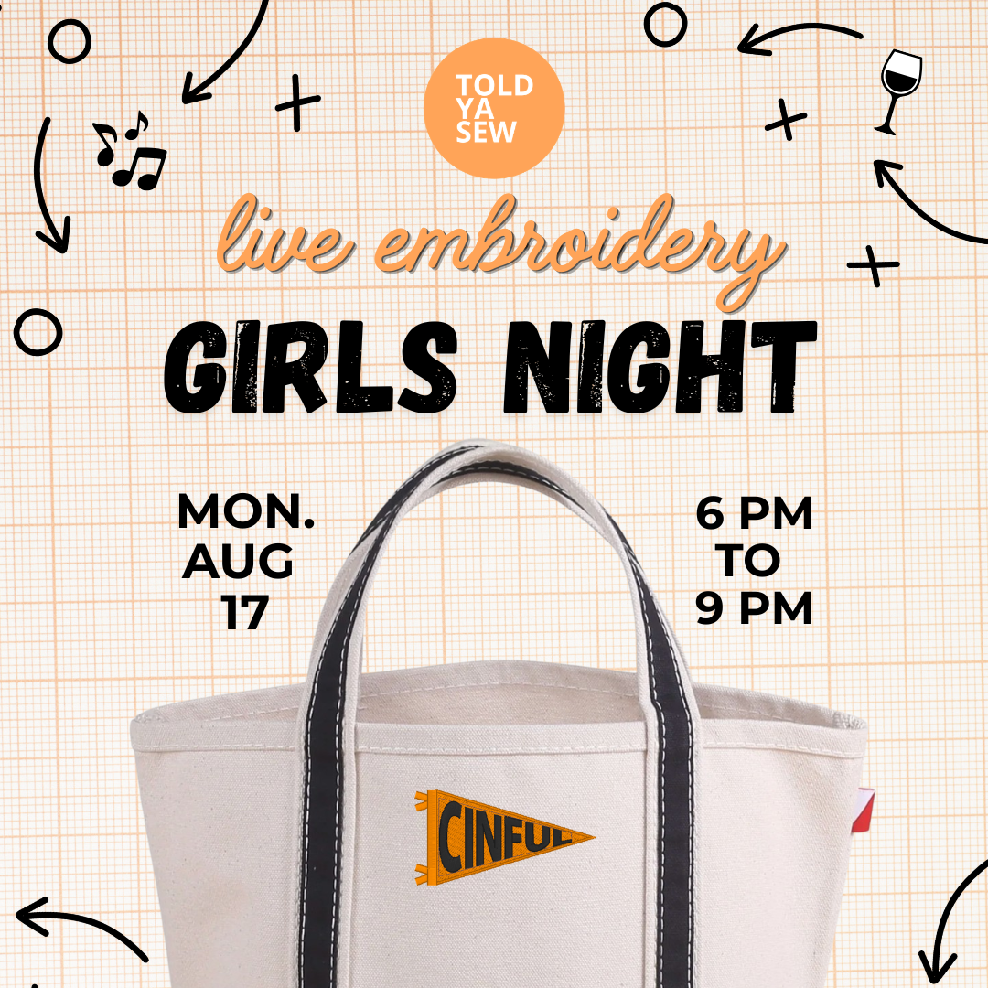CinFul Eats "Girls Night" Mini Tote Bag Pre-Order