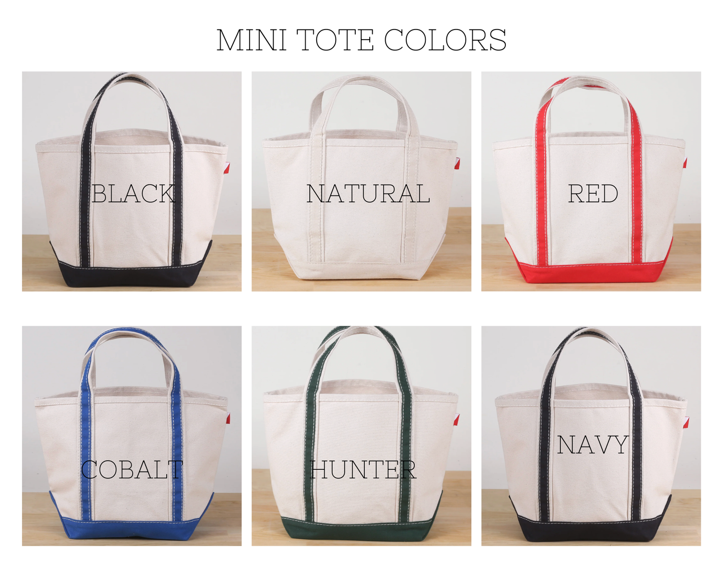 Custom Embroidered Mini Premium Canvas Tote Bag