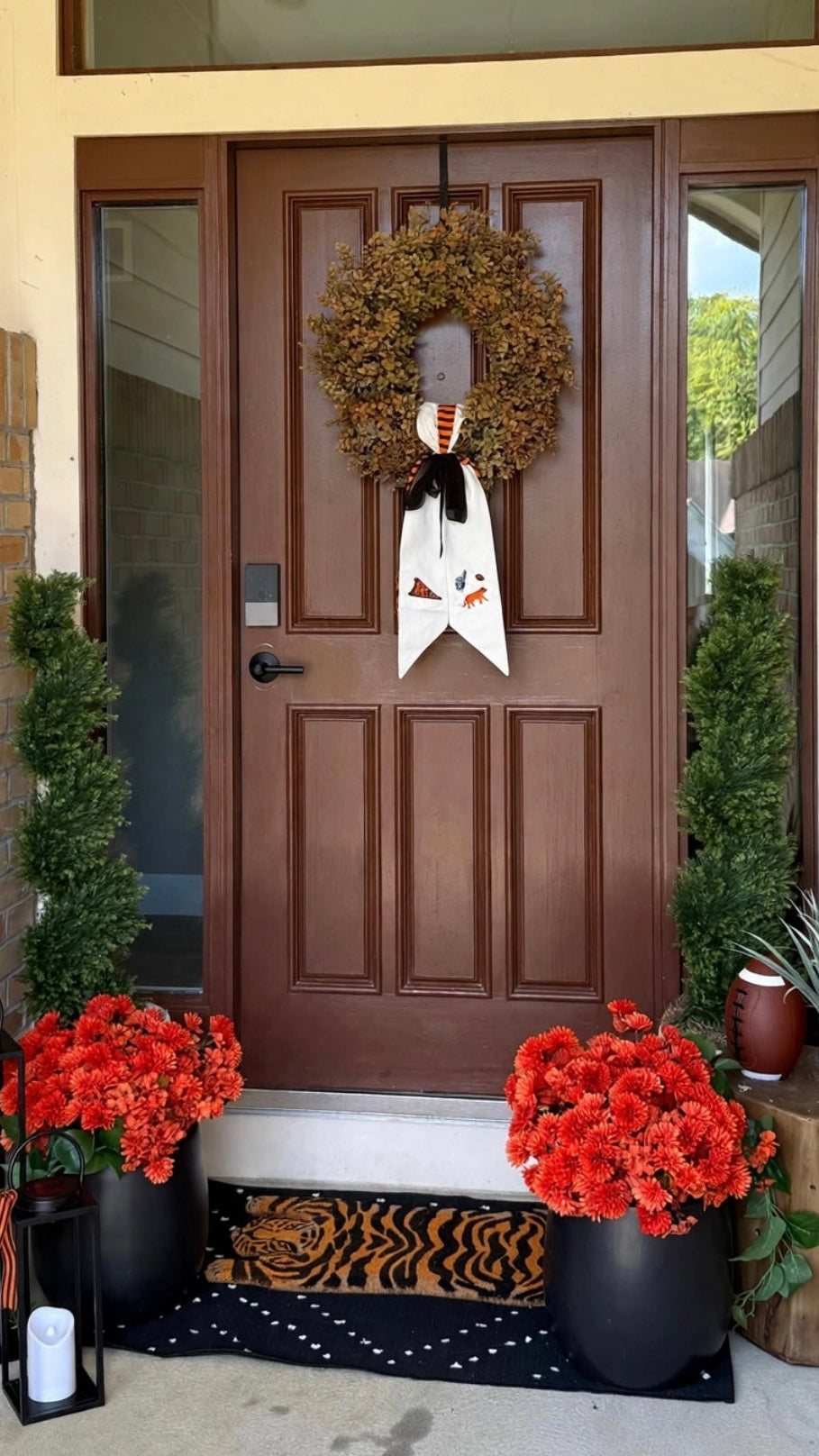 Cincinnati Football Embroidered Wreath Sashes