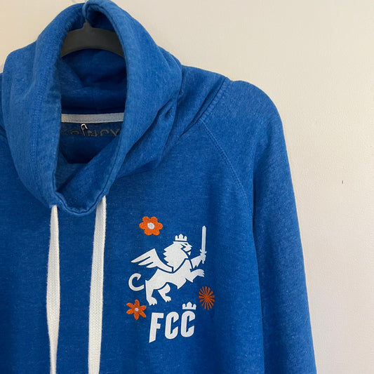 Cincy Futbol Upcycled Embroidered Women's Sweatshirt