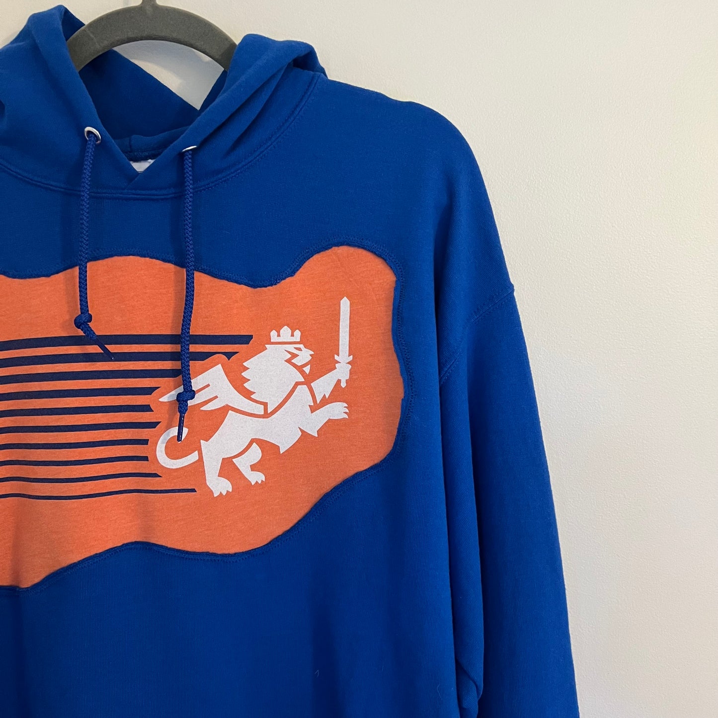 Cincy FCC Futbol Upcycled Reverse Applique Hoodie Sweatshirt