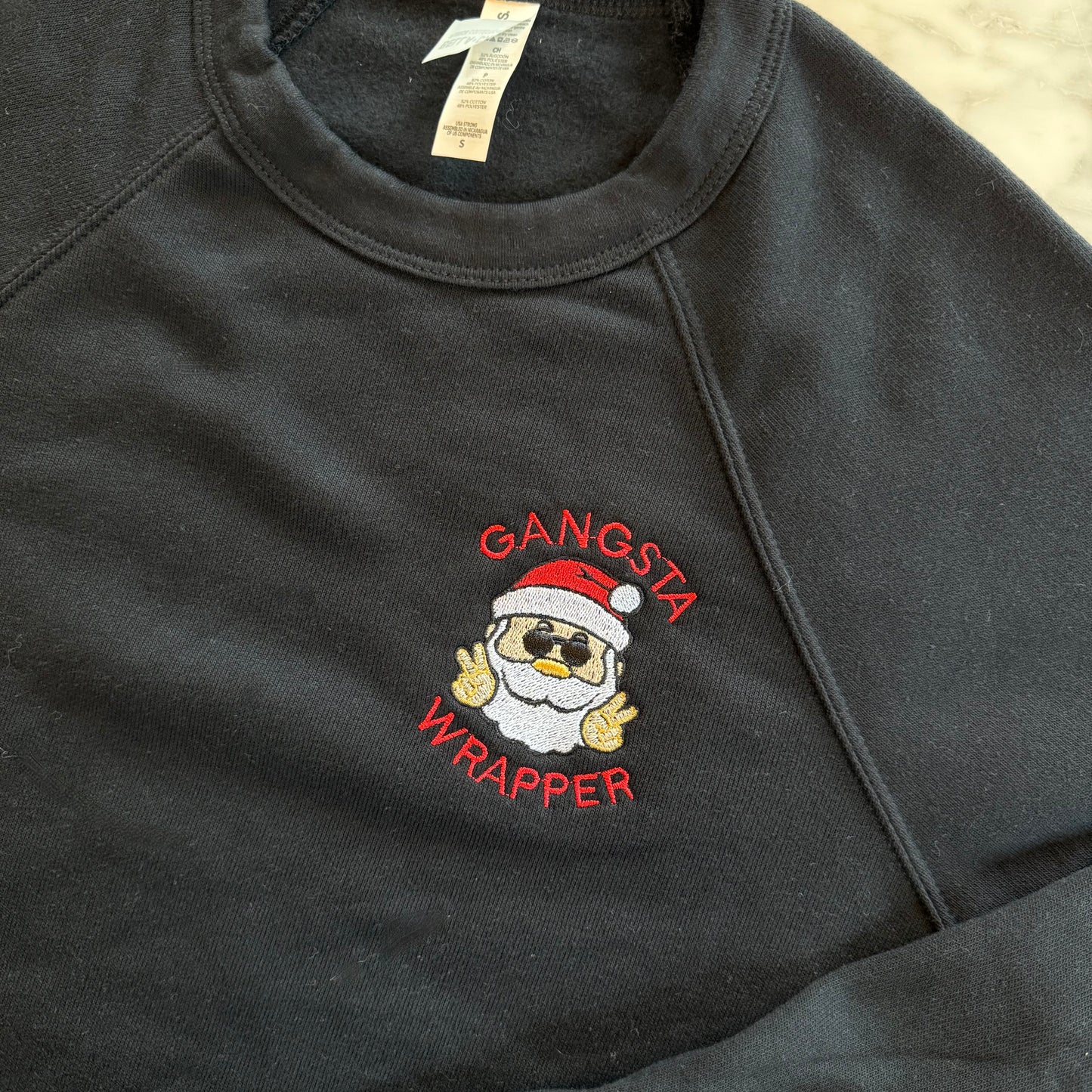 "Gangsta Wrapper"Christmas Sweatshirt