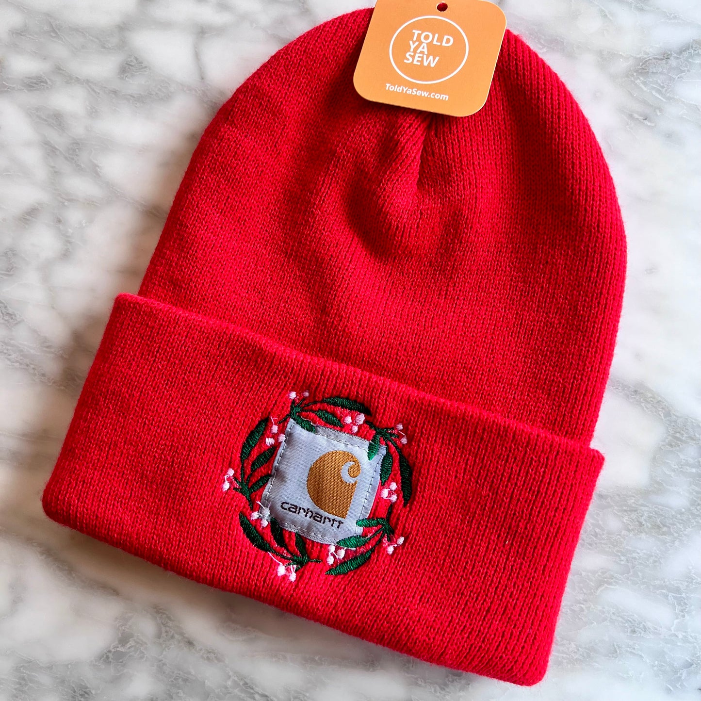 Holiday Embroidered Carhartt Beanies