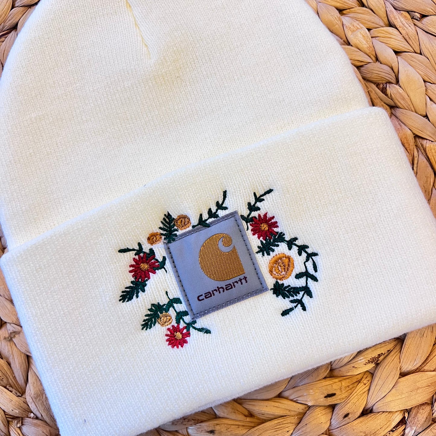 Holiday Embroidered Carhartt Beanies