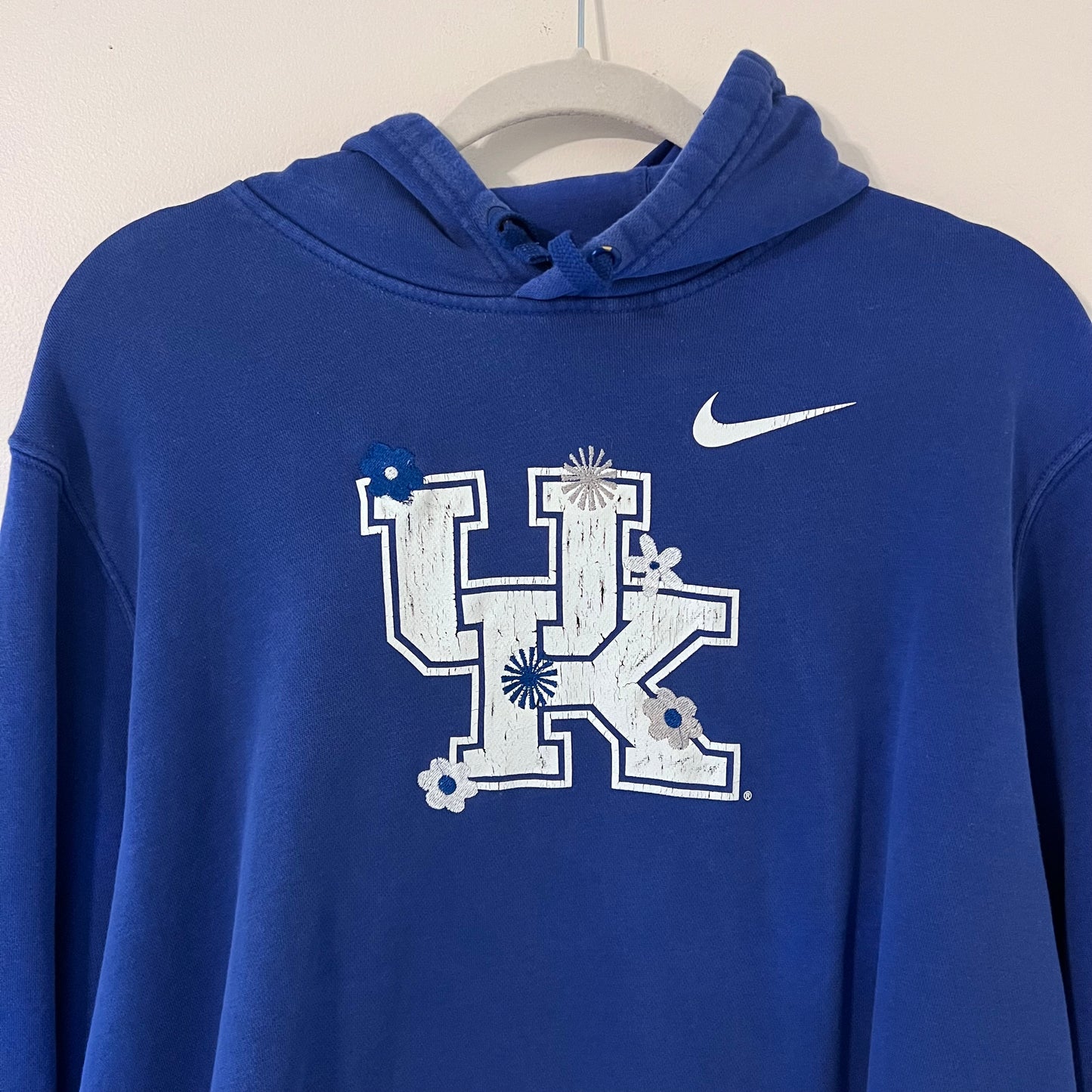 UK University of Kentucky Embroidered Upcycled Nike Hoodie