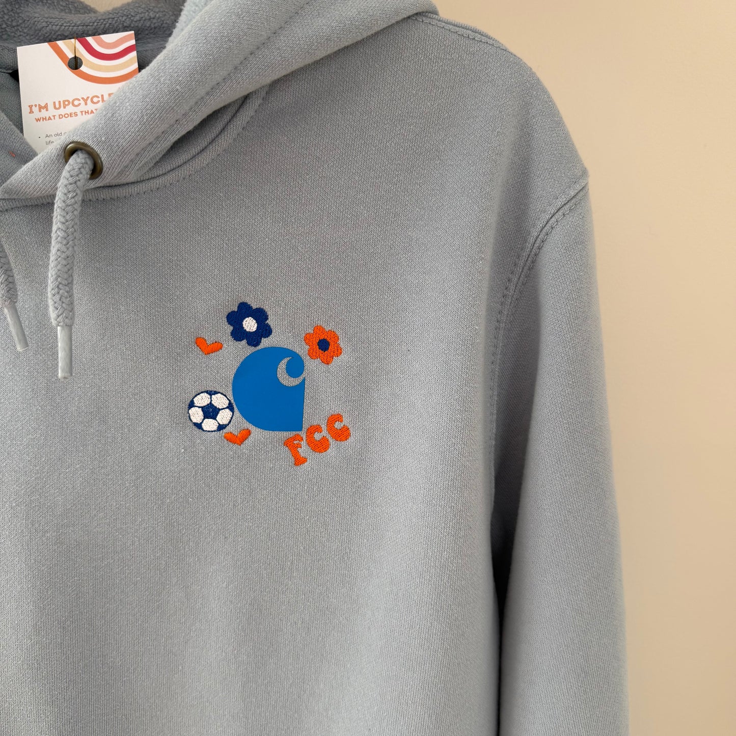 FC Cincy Soccer Embroidered Upcycled Carhartt Hoodie