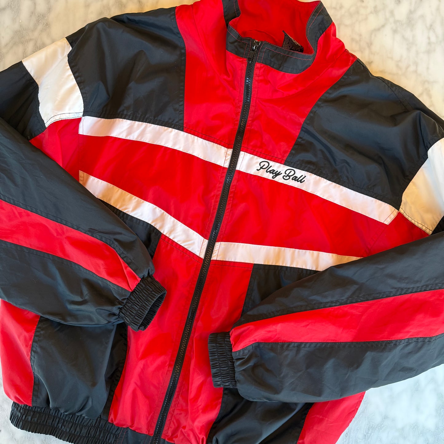 Cincinnati Embroidered Vintage 90s Upcycled Windbreaker