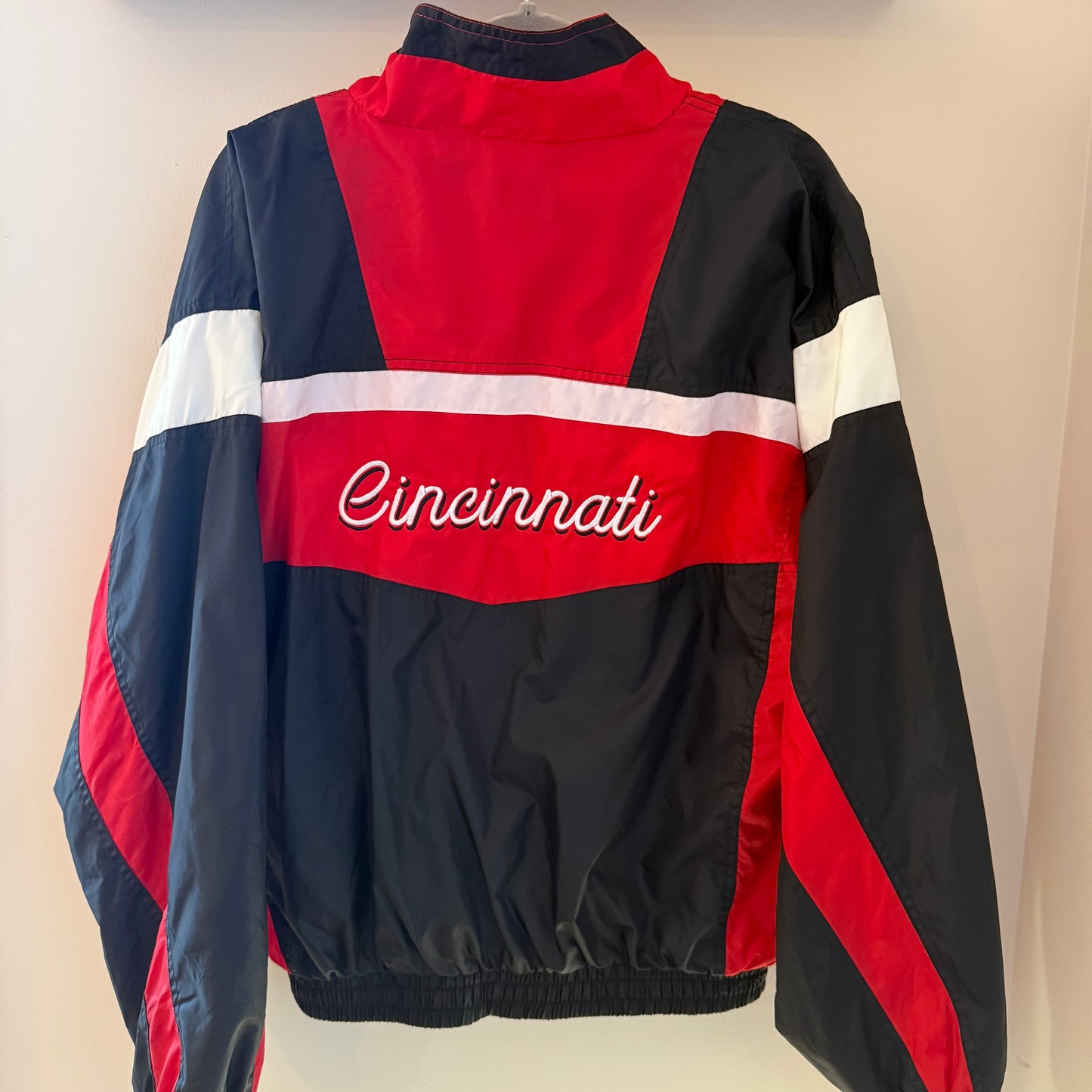 Cincinnati Embroidered Vintage 90s Upcycled Windbreaker