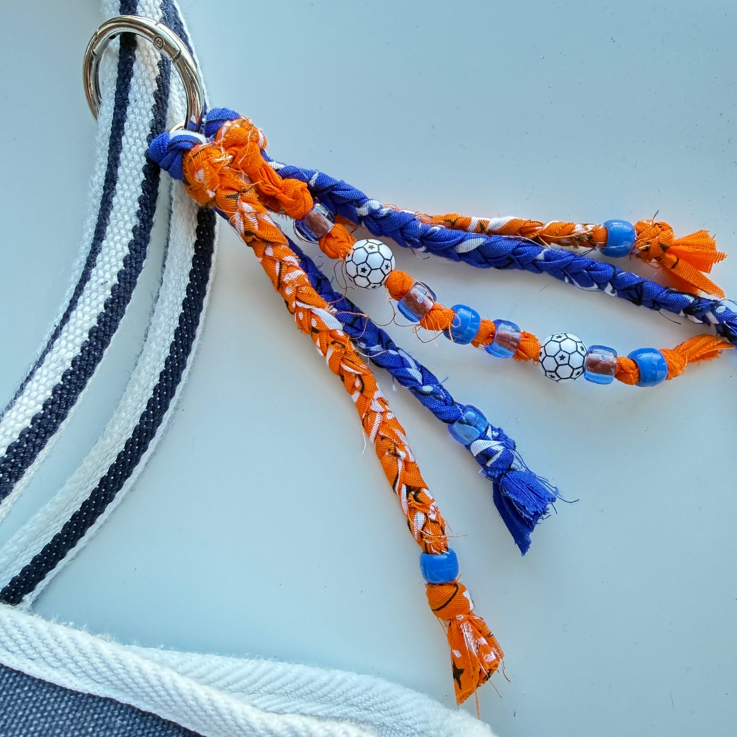 FC Cincy Soccer Upcycled Zipper Tote Bag