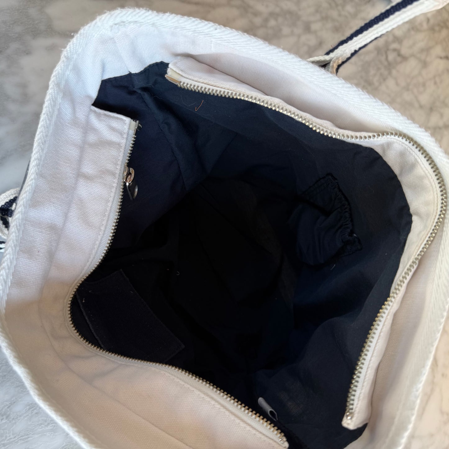 FC Cincy Soccer Upcycled Zipper Tote Bag