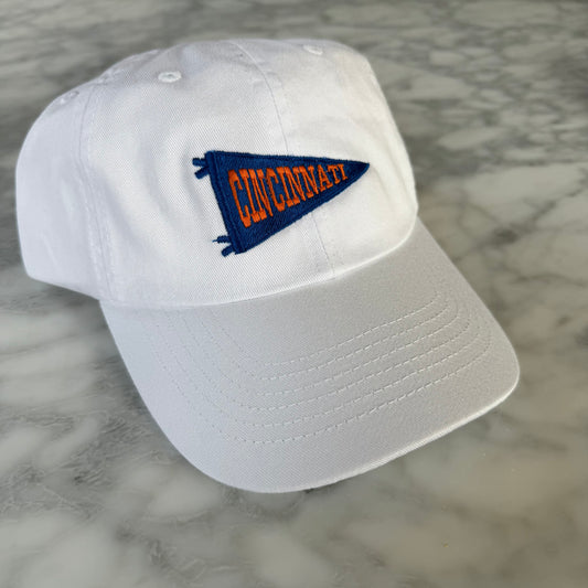 FC Cincinnati Pennant Embroidered Baseball Cap Hat