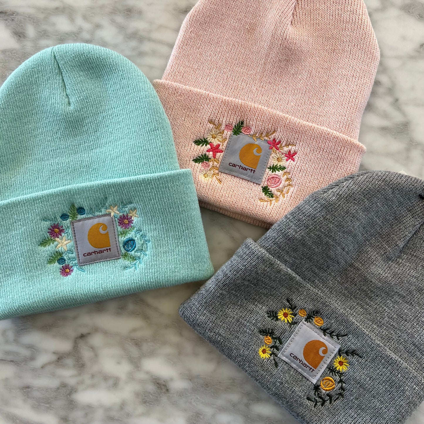 Carhartt Embroidered Floral Beanie