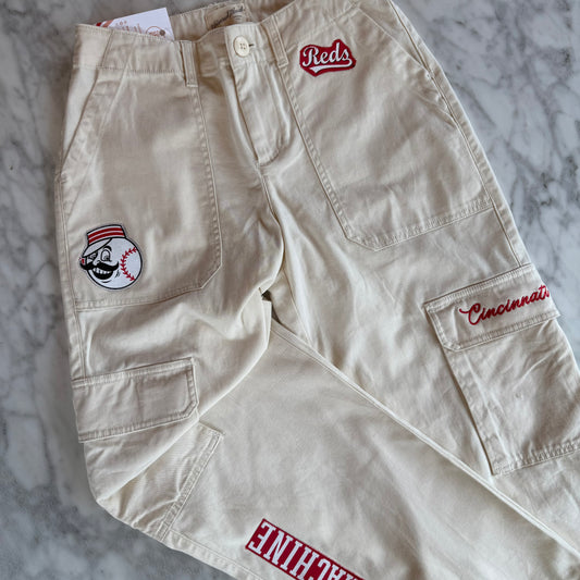 Cincinnati Reds Upcycled Cargo Pants