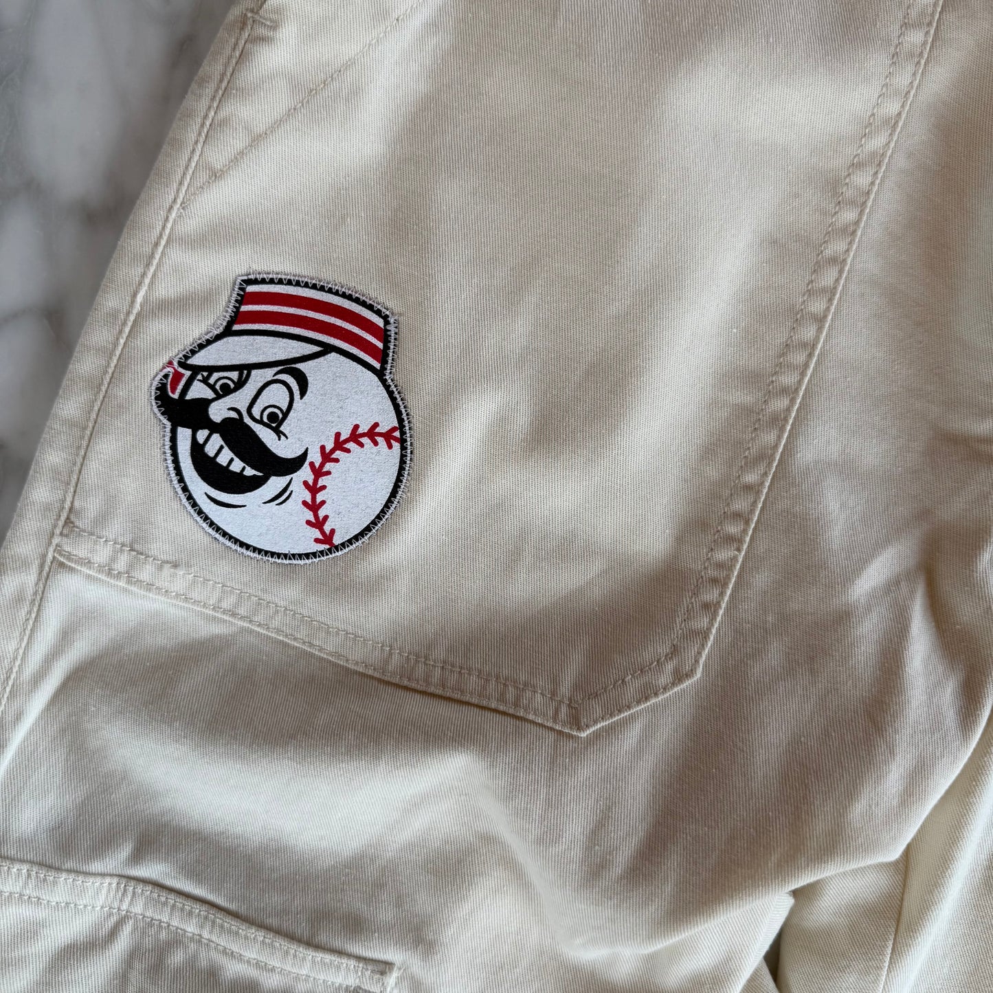 Cincinnati Reds Upcycled Cargo Pants