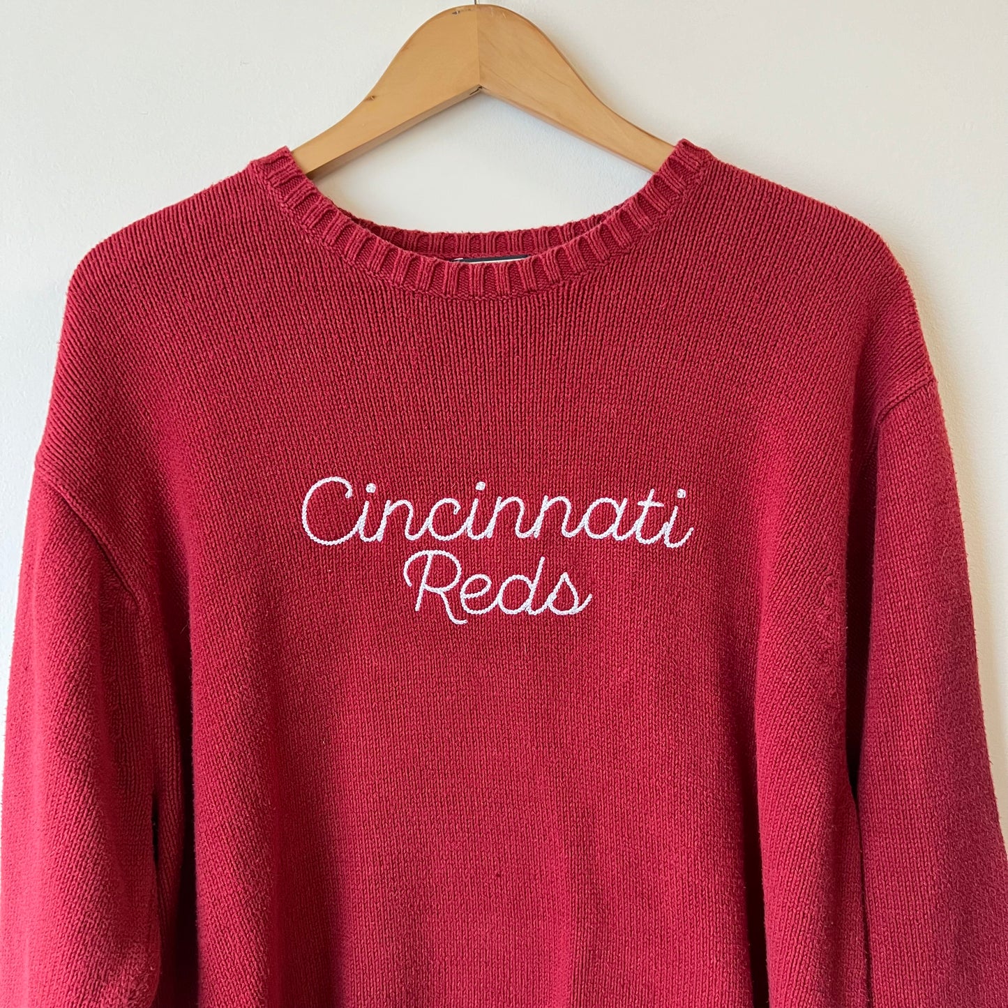 Cincinnati Reds Upcycled Sweater