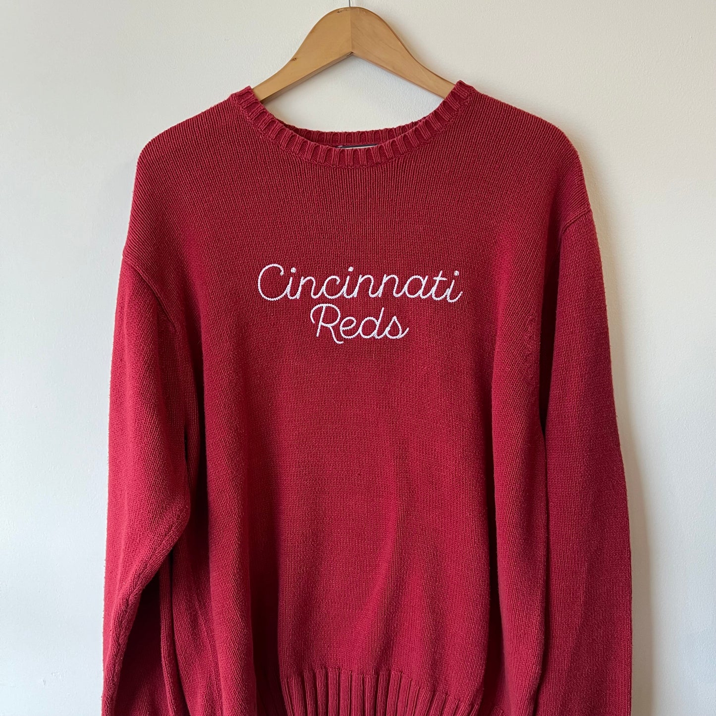 Cincinnati Reds Upcycled Sweater