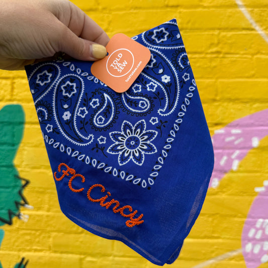 FC Cincy Embroidered Bandanas