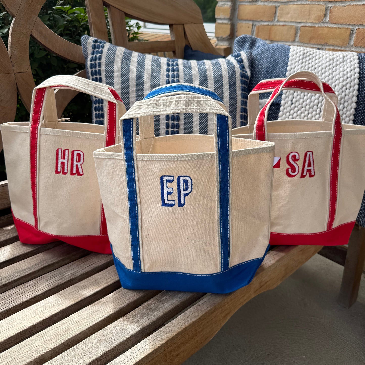 Custom Embroidered Mini Premium Canvas Tote Bag