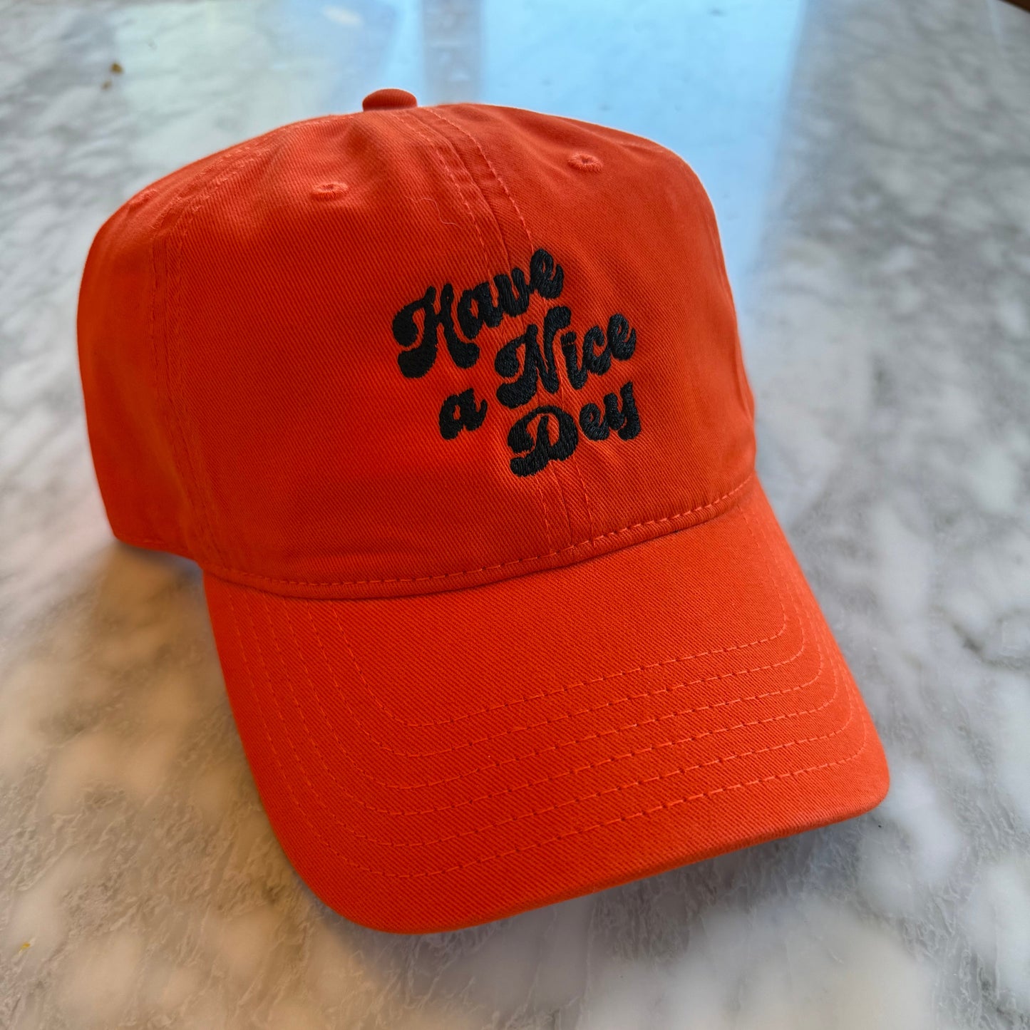 "Have a Nice Dey" Cincinnati Bengals Embroidered Cap Hat