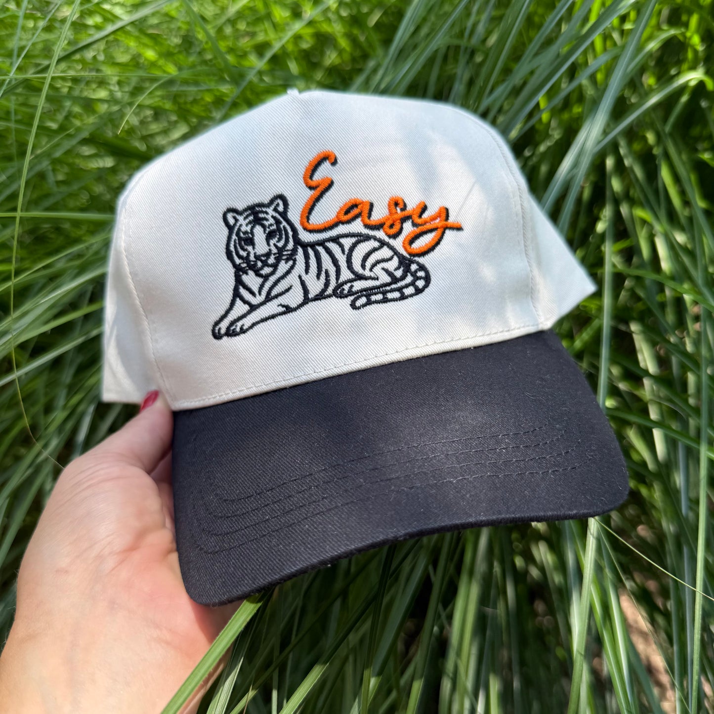 "Easy Tiger" Cincinnati Bengals Embroidered Five-Panel Twill Hat