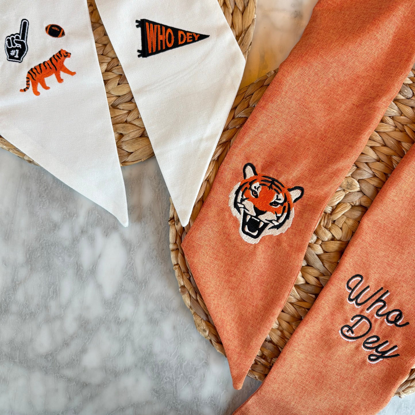 Cincinnati Football Embroidered Wreath Sashes