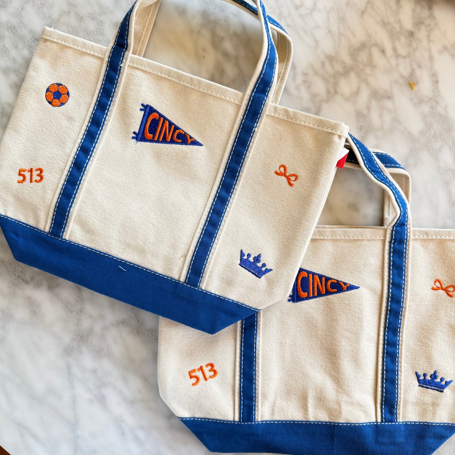 FCC Icon Embroidered Cincinnati Futbol Mini Canvas Tote Bag