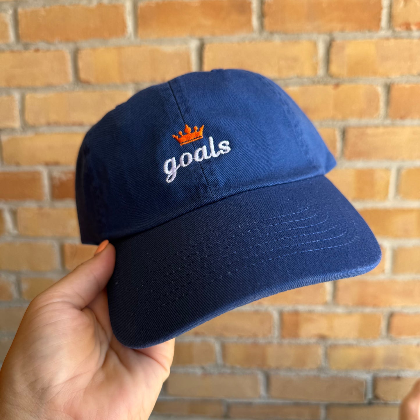 "Goals" FC Cincinnati Futbol Embroidered Cap Hat