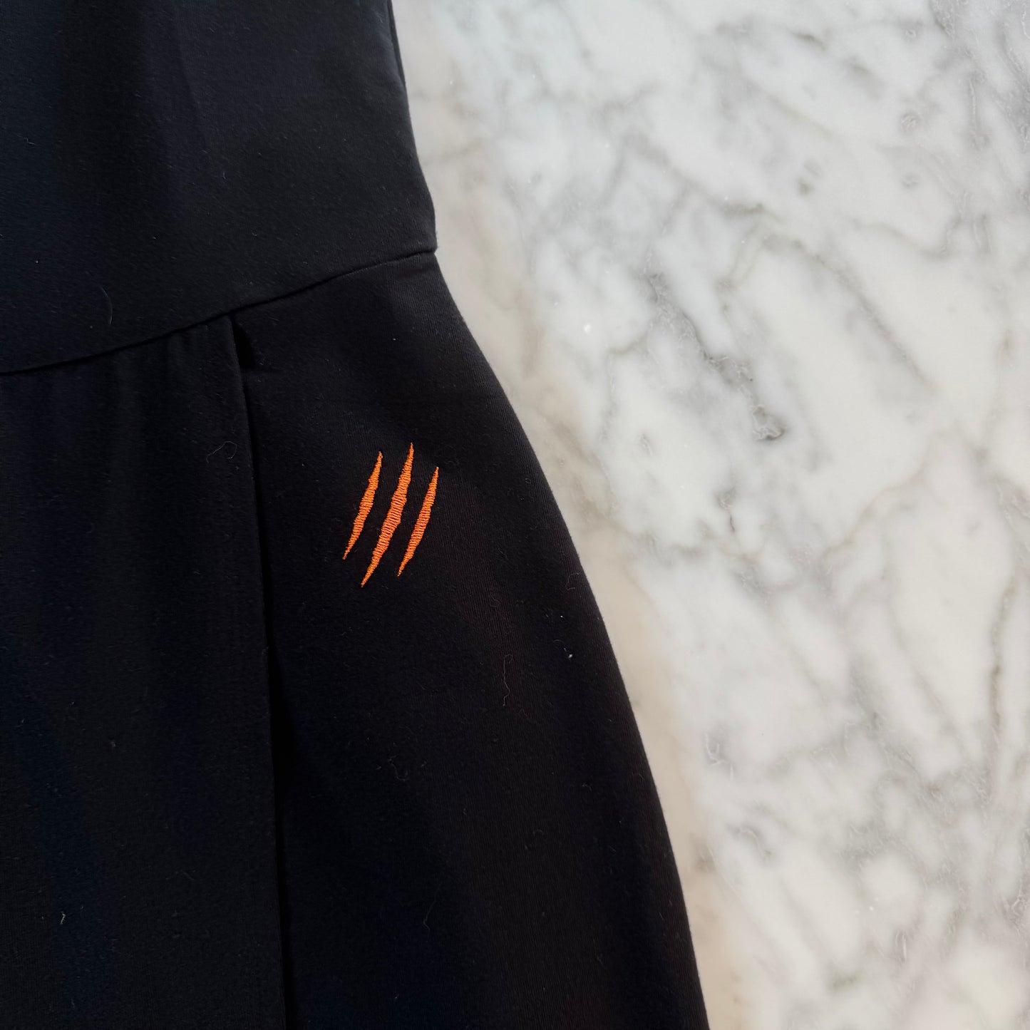 Cincy Bengals-Inspired Upcycled Activewear Dress