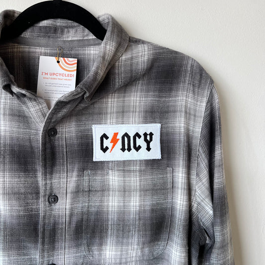 Cincy Bengals Upcycled Flannel Shirts