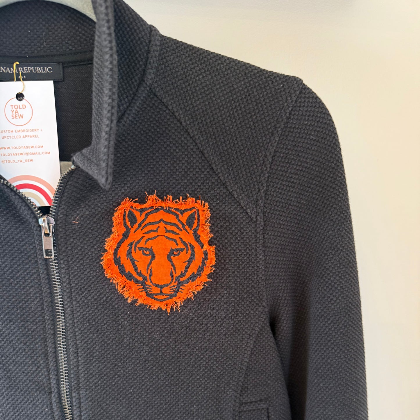 Upcycled Cincinnati Football Fitted Jacket