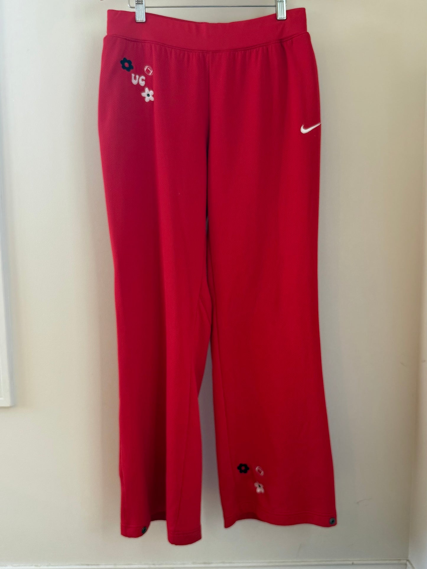UC Embroidered Upcycled Nike Fit Dry Athletic Pants