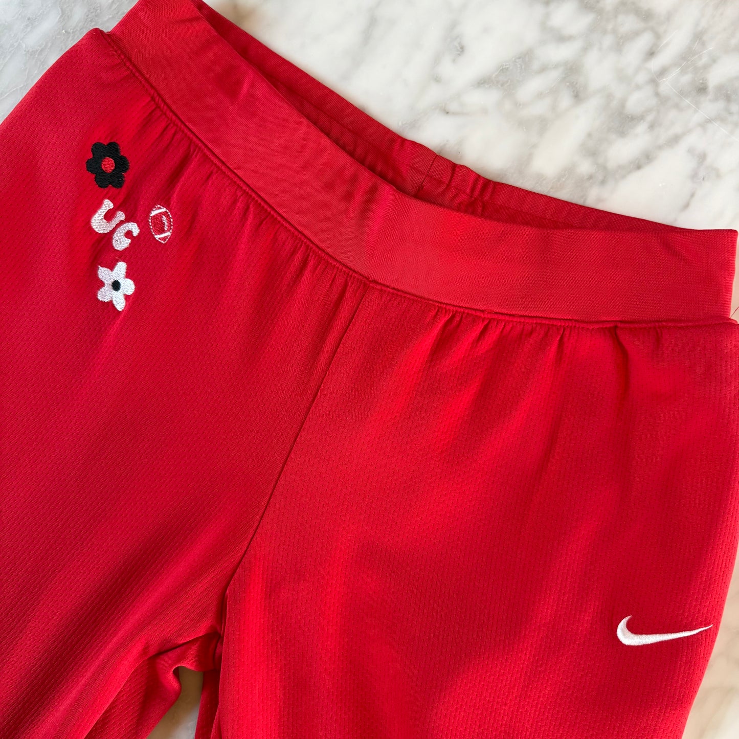 UC Embroidered Upcycled Nike Fit Dry Athletic Pants