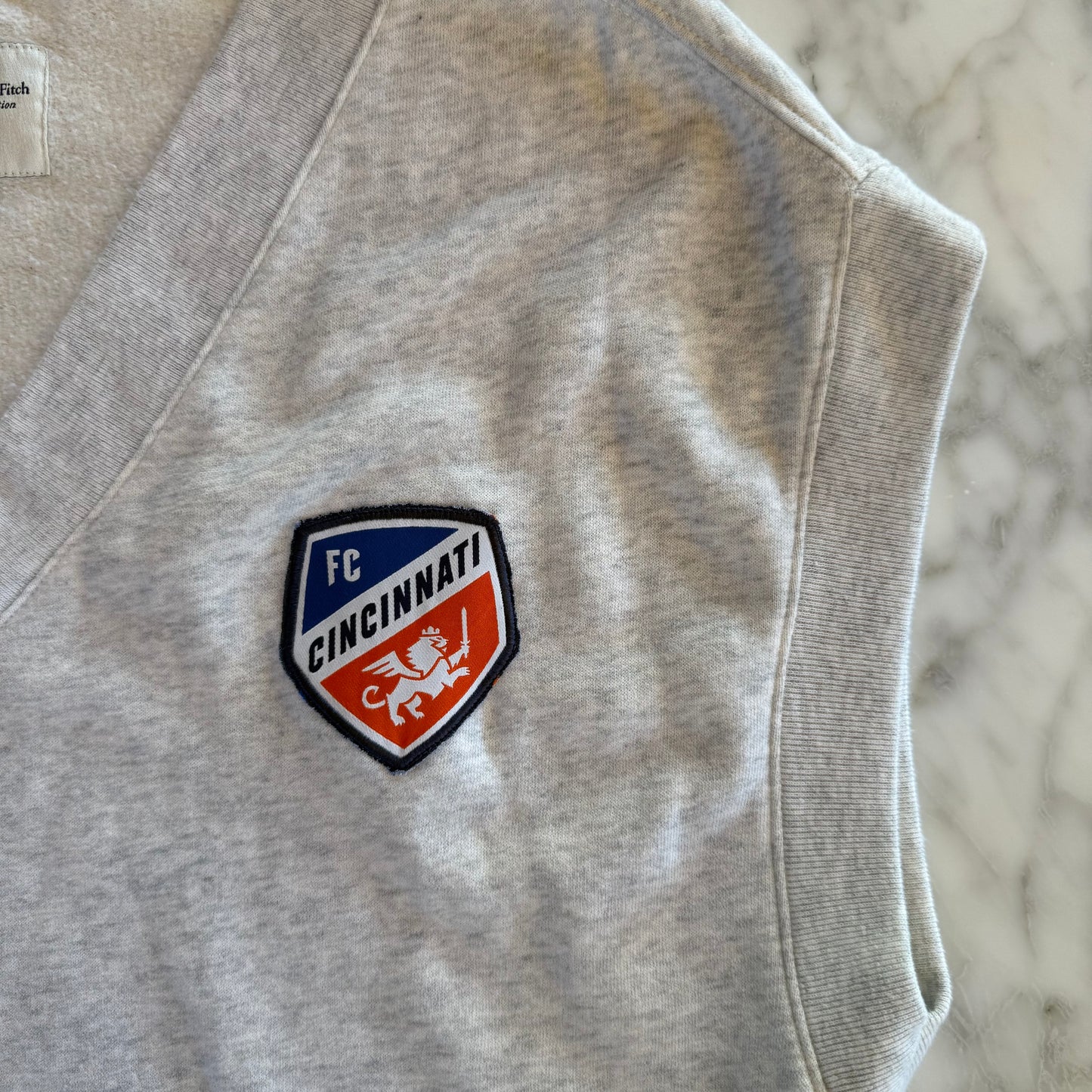 FC Cincy Upcycled Sweatshirt Vest