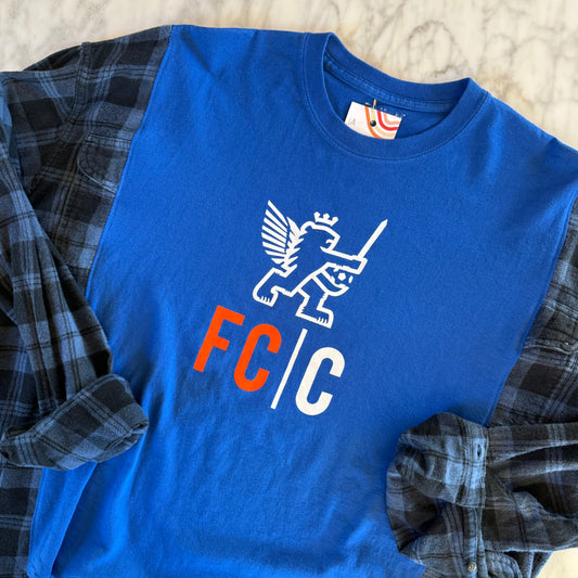 FC Cincinnati Upcycled T-shirt Flannel